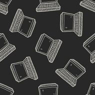 notebook doodle seamless pattern background N2