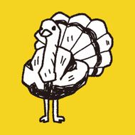 ostrich doodle N6