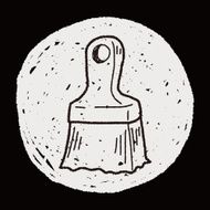 paint brush doodle N10