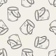 paint doodle seamless pattern background