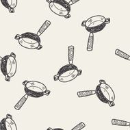 pan doodle seamless pattern background N2