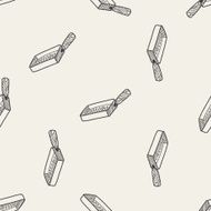 pan doodle seamless pattern background N4