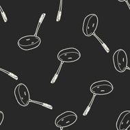pan doodle seamless pattern background N5