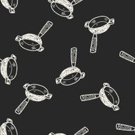 pan doodle seamless pattern background N6