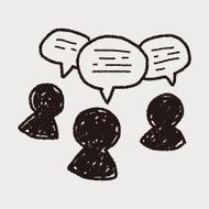 people talk doodle N19