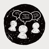 people talk doodle N43