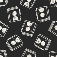 phone book doodle seamless pattern background N2