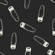 saw doodle seamless pattern background N11