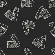 saw doodle seamless pattern background N12