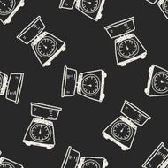 scale doodle seamless pattern background N3