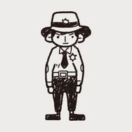 police doodle N10
