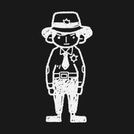 police doodle N12