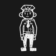 police doodle N13