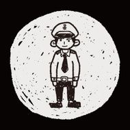 police doodle N14