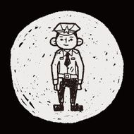 police doodle N16
