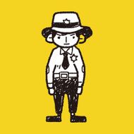 police doodle N20