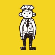 police doodle N21