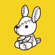 rabbit doll doodle N4