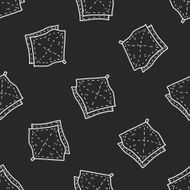 rag doodle seamless pattern background N2