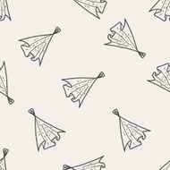 rag doodle seamless pattern background N3