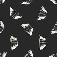 road doodle seamless pattern background N2