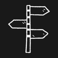 road sign doodle N10