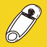 safety pin doodle N5