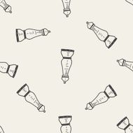 salt pepper doodle seamless pattern background N3