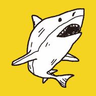 shark doodle N7