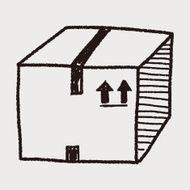 shipping box doodle N51
