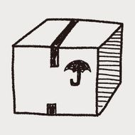 shipping box doodle N53