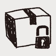 shipping box doodle N56
