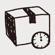 shipping box doodle N59
