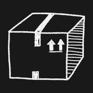 shipping box doodle N63
