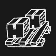 shipping box doodle N66