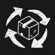 shipping box doodle N67