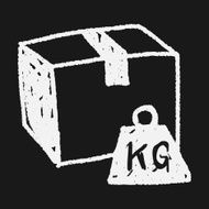 shipping box doodle N71