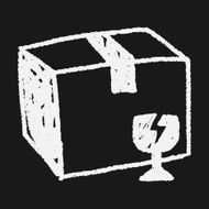 shipping box doodle N74
