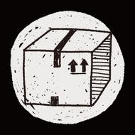 shipping box doodle N76
