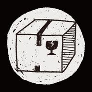 shipping box doodle N77