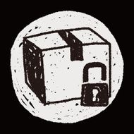 shipping box doodle N82