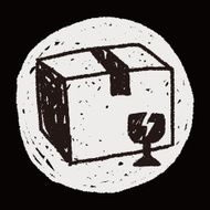 shipping box doodle N87