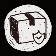 shipping box doodle N88