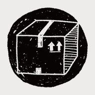 shipping box doodle N89