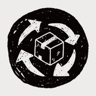 shipping box doodle N93