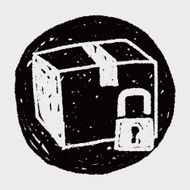 shipping box doodle N95