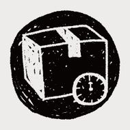 shipping box doodle N98