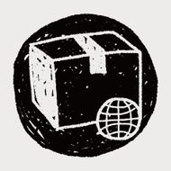 shipping box doodle N99
