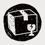 shipping box doodle N100
