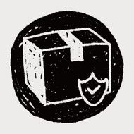 shipping box doodle N101